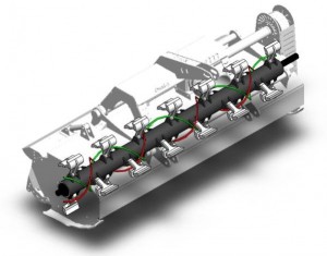 Shredder flail mower economy rotor